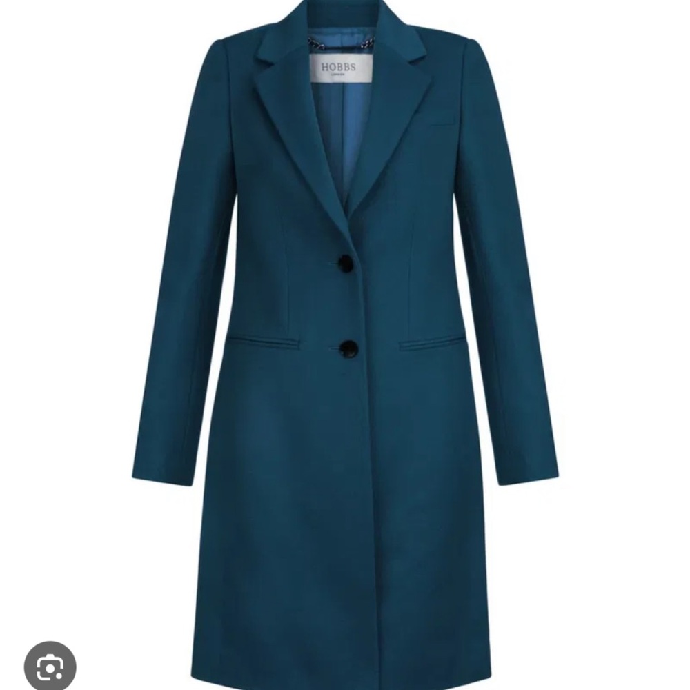HOBBS London Women's Teal Coat